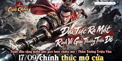 Chinh Phục Cửu Châu chính thức mở Open Beta, giải đấu tiền thưởng trị giá 1 triệu USD đồng loạt mở