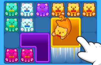 Meow Block: Color Collect