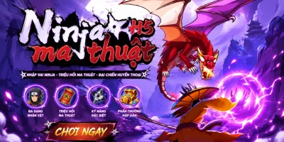 Hóa thân ninja siêu đẳng tha hồ thi triển nhẫn thuật trong game hành động siêu nhẹ Ninja Ma Thuật